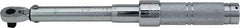 Proto - 3/8" Drive Micrometer Type Ratchet Head Torque Wrench - 200 In/Lb to 119 N/m Torque, 15-1/2" OAL, 5 In/Lb Graduation, Ratchet Head - Benchmark Tooling