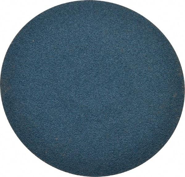 Merit Abrasives - 3" Disc Diam, 120 Grit, Zirconia Alumina Quick Change Disc - Type S Attaching System, Coated, Blue, Fine Grade, 20,000 RPM, R801 Series - Benchmark Tooling