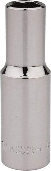 Blackhawk by Proto - 3/8" Drive, Deep Hand Socket - 6 Points, 2-7/64" OAL, Chrome Finish - Benchmark Tooling