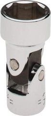 Blackhawk by Proto - 11/16", 3/8" Drive, Standard Hand Socket - 6 Points, 1-29/32" OAL, Alloy Steel, Chrome Finish - Benchmark Tooling