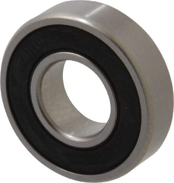 SKF - 1/2" Bore Diam, 1-1/8" OD, Double Seal Deep Groove Radial Ball Bearing - 5/16" Wide, 1 Row, Round Bore, 540 Lb Static Capacity, 912 Lb Dynamic Capacity - Benchmark Tooling