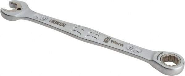 Wera - 7/16" 12 Point Combination Wrench - 6-5/8" OAL, Chrome Molybdenum Steel, Satin Finish - Benchmark Tooling