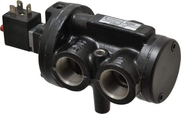 Norgren - 5.4 CV Rate, 3/4" NPT Inlet 1/2 Basic Valves - 3/4" NPT Inlet, Poppet Valve, Solenoid Actuator - Benchmark Tooling