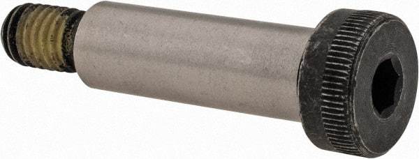 Value Collection - 1/2" Shoulder Diam x 1-1/2" Shoulder Length, 3/8-16 UNC, Hex Socket Shoulder Screw - 4140 Alloy Steel with Nylon Locking Patch, 5/16" Head Height x 3/4" Head Diam - Benchmark Tooling