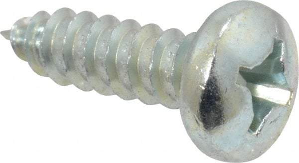 Value Collection - #12 Pan Head Phillips Sheet Metal Screw - Steel, 3/4" Length Under Head, Grade 2 - Benchmark Tooling