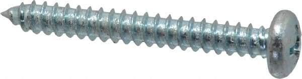 Value Collection - #12 Pan Head Phillips Sheet Metal Screw - Steel, 1-3/4" Length Under Head, Grade 2 - Benchmark Tooling
