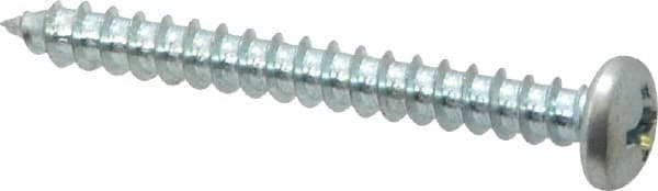 Value Collection - #12 Pan Head Phillips Sheet Metal Screw - Steel, 2" Length Under Head, Grade 2 - Benchmark Tooling