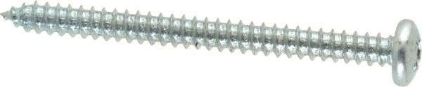 Value Collection - #12 Pan Head Phillips Sheet Metal Screw - Steel, 2-1/2" Length Under Head, Grade 2 - Benchmark Tooling