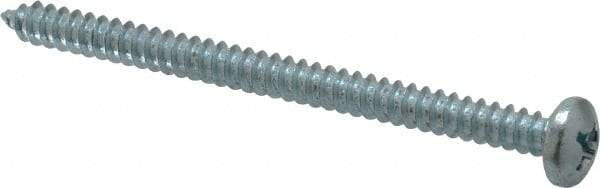 Value Collection - #12 Pan Head Phillips Sheet Metal Screw - Steel, 3" Length Under Head, Grade 2 - Benchmark Tooling