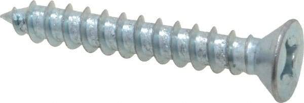 Value Collection - #12 Flat Head Phillips Sheet Metal Screw - Steel, 1-1/2" OAL, Grade 2 - Benchmark Tooling