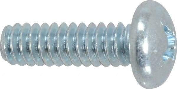 Value Collection - #10-24 UNC, 5/8" Length Under Head Phillips Drive Machine Screw - Pan Head, Grade 2 Steel, Zinc-Plated Finish, Without Washer - Benchmark Tooling