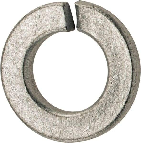 Value Collection - 3/8", 0.377" ID, 0.094" Thick Split Lock Washer - Steel, Zinc-Plated Finish, 0.377" Min ID, 0.385" Max ID, 0.68" Min OD, 0.683" Max OD - Benchmark Tooling