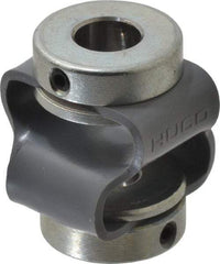 Huco - 5/16" Max Bore Diam, Flexible Flex P Double Loop Coupling - 27mm OD, Polyurethane - Benchmark Tooling