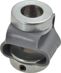 Huco - 3/8" Max Bore Diam, Flexible Flex P Double Loop Coupling - 27mm OD, Polyurethane - Benchmark Tooling