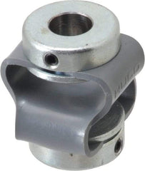 Huco - 3/8" Max Bore Diam, Flexible Flex P Double Loop Coupling - 48mm OD, Polyurethane - Benchmark Tooling