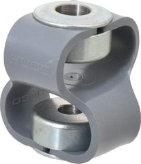 Huco - 1/2" Max Bore Diam, Flexible Flex P Double Loop Coupling - 54mm OD, Polyurethane - Benchmark Tooling