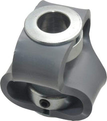 Huco - 5/8" Max Bore Diam, Flexible Flex P Double Loop Coupling - 56mm OD, Polyurethane - Benchmark Tooling