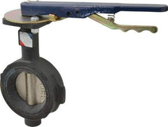 NIBCO - 3" Pipe, Wafer Butterfly Valve - Lever Handle, Ductile Iron Body, EPDM Seat, 250 WOG, Ductile Iron Disc, Stainless Steel Stem - Benchmark Tooling