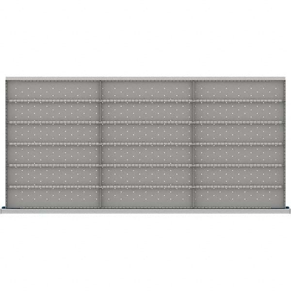 LISTA - 18-Compartment Drawer Divider Layout for 3.15" High Drawers - Benchmark Tooling