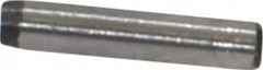 Made in USA - 1/16" Diam x 5/16" Pin Length 416 Stainless Steel Precision Dowel Pin - Passivated Finish, C 36-42 Hardness, 2 Beveled End - Benchmark Tooling