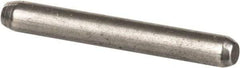 Made in USA - 1/16" Diam x 1/2" Pin Length 416 Stainless Steel Precision Dowel Pin - Passivated Finish, C 36-42 Hardness, 2 Beveled End - Benchmark Tooling
