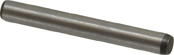 Made in USA - 3/32" Diam x 3/4" Pin Length 416 Stainless Steel Precision Dowel Pin - Passivated Finish, C 36-42 Hardness, 2 Beveled End - Benchmark Tooling