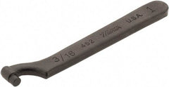 Martin Tools - 1" Capacity, Pin Spanner Wrench - 4" OAL, 5/32" Hook Pin Height - Benchmark Tooling