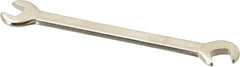 Proto - 13/64" x 15/64" Standard Ignition Open End Wrench - 3" OAL, Double End, Satin Finish, 15° & 60° Head Angle - Benchmark Tooling