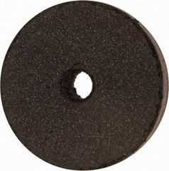 Cratex - 1-1/2" Diam x 1/4" Hole x 1/4" Thick, Surface Grinding Wheel - Silicon Carbide, Medium Grade, 15,000 Max RPM, Rubber Bond, No Recess - Benchmark Tooling