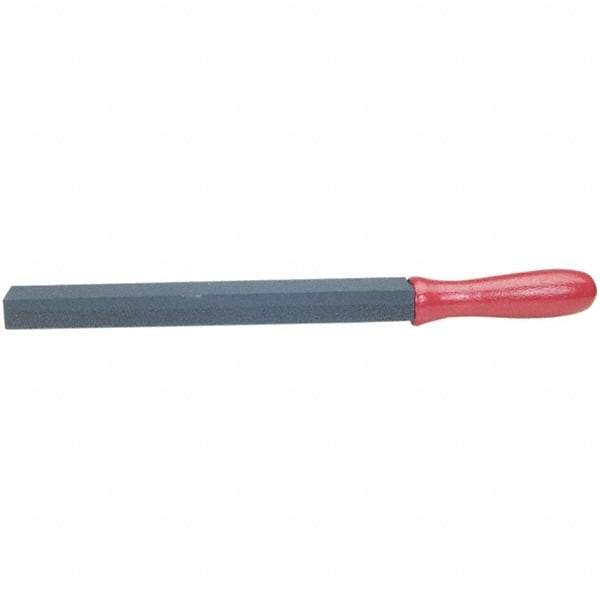 Norton - 10" Long x 1-1/4" Wide x 3/4" Thick, Silicon Carbide Sharpening Stone - Flat Stone, Coarse & Fine Grade - Benchmark Tooling