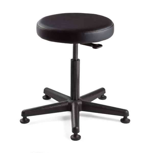 Bevco - Swivel & Adjustable Stools Type: Adjustable Backless Stool Base Type: Nylon - Benchmark Tooling
