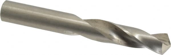 Hertel - 33/64" 118° High Speed Steel Screw Machine Drill Bit - Bright Finish, Right Hand Cut, 2-3/8" Flute Length, 3-7/8" OAL - Benchmark Tooling