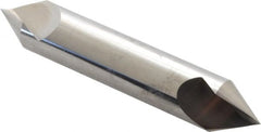 Hertel - 5/8" Head Diam, 5/8" Shank Diam, 1 Flute 60° Solid Carbide Countersink - Benchmark Tooling