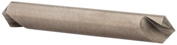Hertel - 3/8" Head Diam, 3/8" Shank Diam, 1 Flute 100° Solid Carbide Countersink - Benchmark Tooling