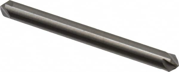Hertel - 3/16" Head Diam, 3/16" Shank Diam, 4 Flute 90° Solid Carbide Countersink - Benchmark Tooling