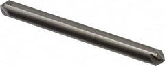 Hertel - 3/16" Head Diam, 3/16" Shank Diam, 4 Flute 90° Solid Carbide Countersink - Benchmark Tooling