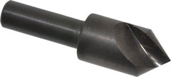 Hertel - 5/8" Head Diam, 3/8" Shank Diam, 1 Flute 82° High Speed Steel Countersink - Benchmark Tooling