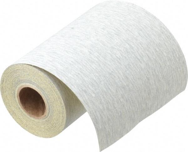 3M - 180 Grit, Silicon Carbide Adhesive Backed Sanding Sheets - Sandpaper Roll, 4-1/2" x 10 Yds., Very Fine Grade, A Weighted Backing - Benchmark Tooling