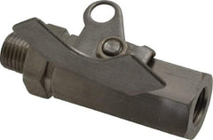 Midwest Control - 1/4" Pipe, Full Port, Stainless Steel Miniature Ball Valve - 2 Piece, Inline - Two Way Flow, MNPT x FNPT Ends, Butterfly Handle, 1,000 WOG, 150 WSP - Benchmark Tooling