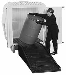 Enpac - 31" Wide x 15-1/2" High, Spill Containment Ramp - Benchmark Tooling