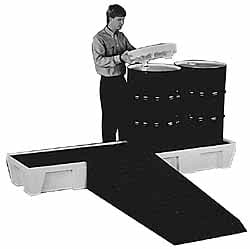 Enpac - 31" Wide x 12-3/4" High, Spill Containment Ramp - Benchmark Tooling
