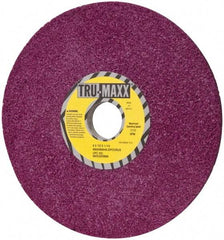 Tru-Maxx - 8" Diam x 1-1/4" Hole x 1/2" Thick, G Hardness, 46 Grit Surface Grinding Wheel - Aluminum Oxide, Type 1, Coarse Grade, 3,105 Max RPM, No Recess - Benchmark Tooling