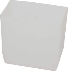 Akro-Mils - 2" Wide x 3" High, Clear Bin Cup - Use with 30-138, 30-158, 30-178, 30-124, 30-164, 30-184, 30-174, 30-110, 30-120, 30-130, 30-150, 30-170, 30-128 - Benchmark Tooling