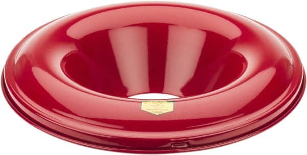 Justrite - Fire Resistant Steel Head - 24 Inch Outside Diameter, 55 Gallon Complete Drum, 7-7/8 Inch Opening Diameter, FM Standards - Benchmark Tooling