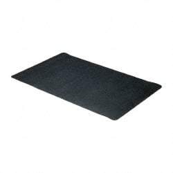 Wearwell - 5' Long x 3' Wide, Dry Environment, Anti-Fatigue Matting - Black, Natural Rubber with Nitrile Blend Base, Beveled on 4 Sides - Benchmark Tooling