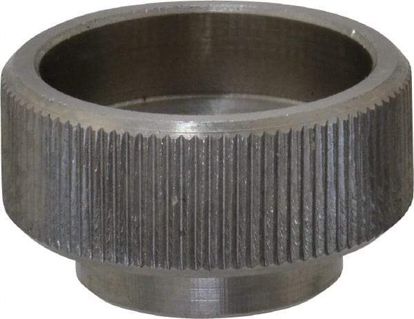 KIPP - 30mm Head, Knurled (Open Face) Knob - Tapped, Stainless Steel - Benchmark Tooling