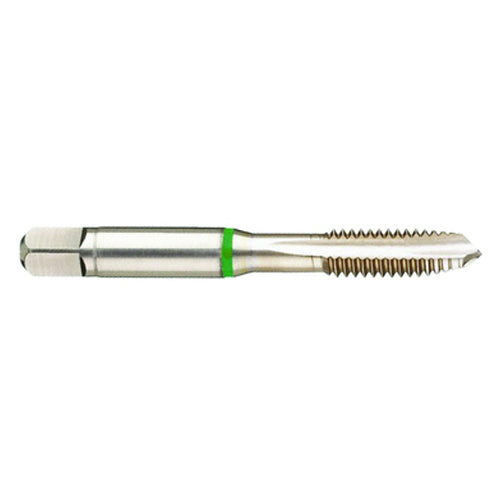 5-40 3FL 2B Cobalt Spiral Point Plug Green Ring Tap-Bright Finish - Benchmark Tooling