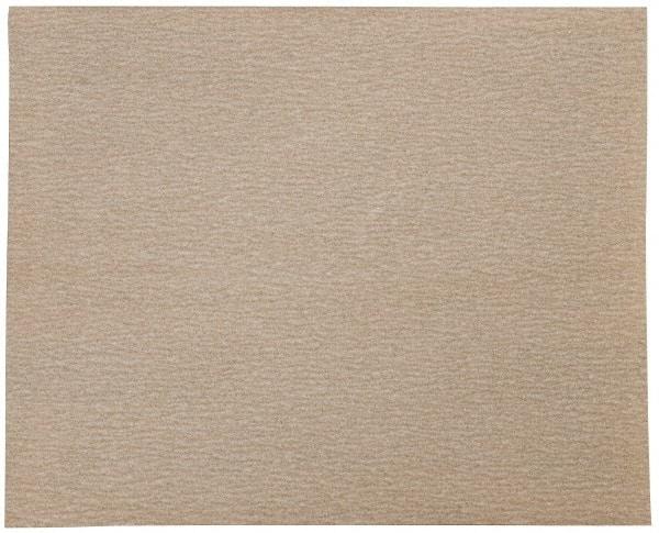 Norton - 220 Grit, Aluminum Oxide Sanding Sheet - 11" Long x 9" Wide, Very Fine Grade, A Weighted Paper Backing - Benchmark Tooling