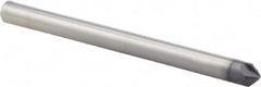 Iscar - 3/64" Diam 4 Flute Single End Solid Carbide Chamfer Mill - Benchmark Tooling