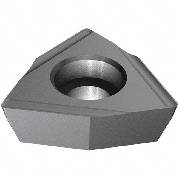 Iscar - WPEX060400 Grade IC908 Carbide Turning Insert - TiAlN Finish, 80° Trigon, 3/8" Inscr Circle, 4mm Thick, 0" Corner Radius - Benchmark Tooling